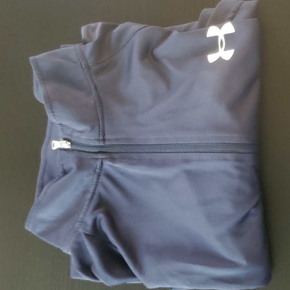 Under Armour Heat Gear Pullover,  Men's Large, Navy Blue